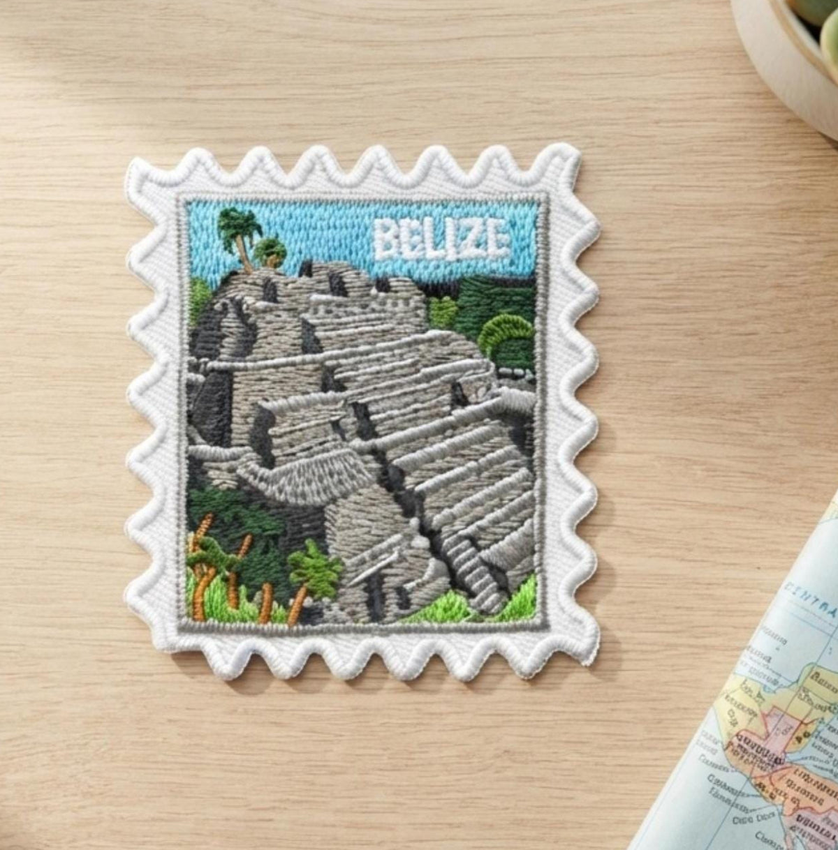 Belize Travel Patch – 2 X 2 Iron On Souvenir Pin Collector