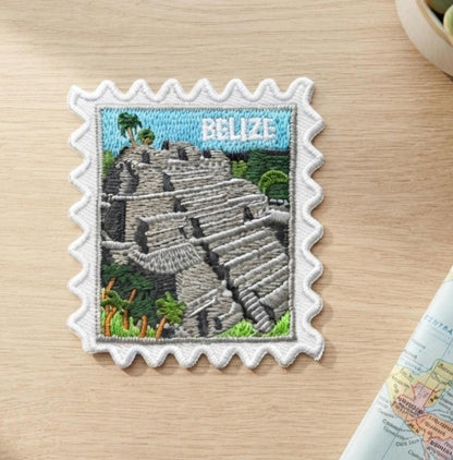 Belize Travel Patch – 2 X 2 Iron On Souvenir Pin Collector