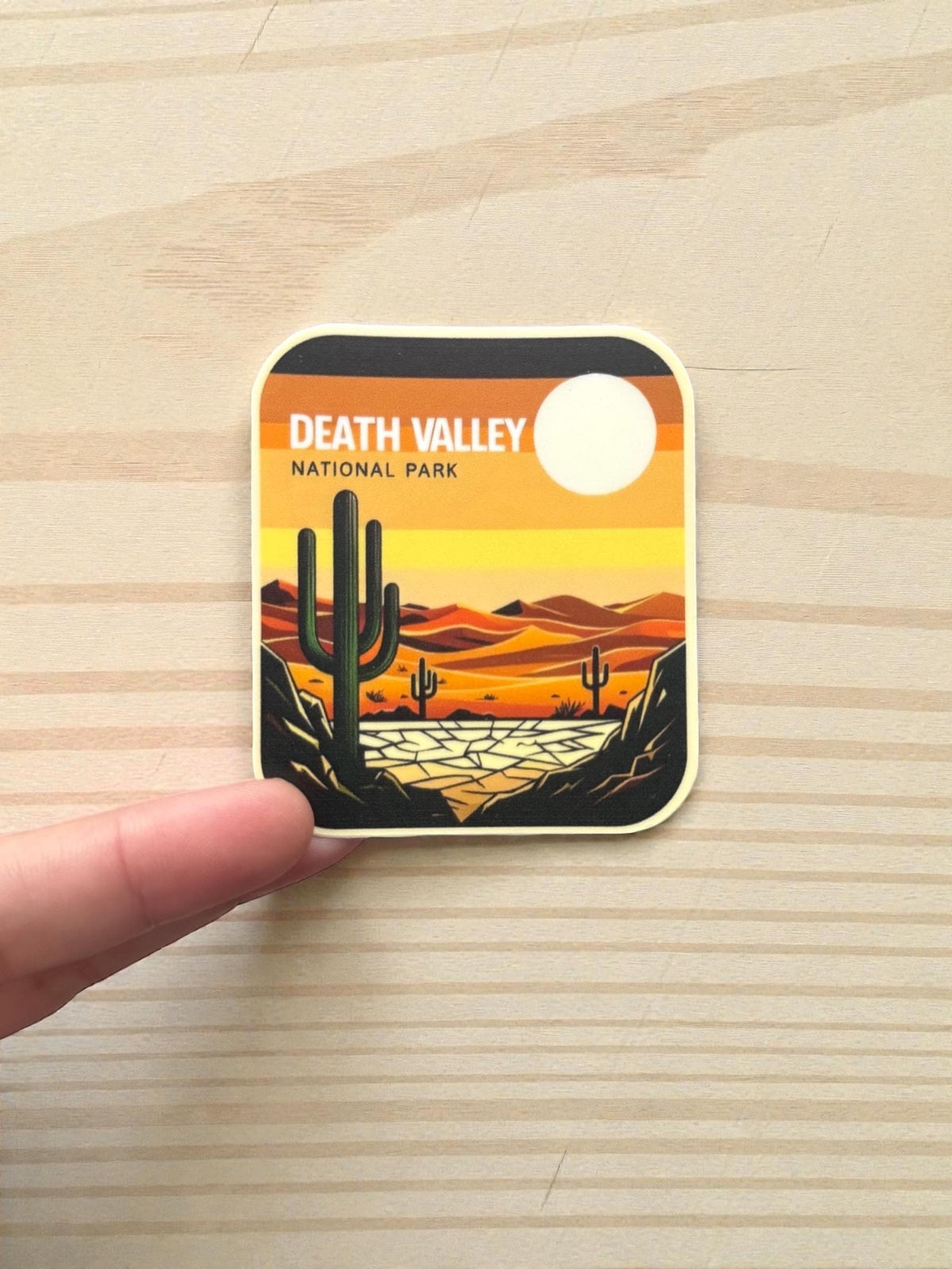 Death Valley National Park Travel Sticker – Waterproof Vinyl Souvenir National Park Gift
