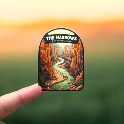 The Narrows Zion National Park Sticker – Waterproof Vinyl Travel Souvenir