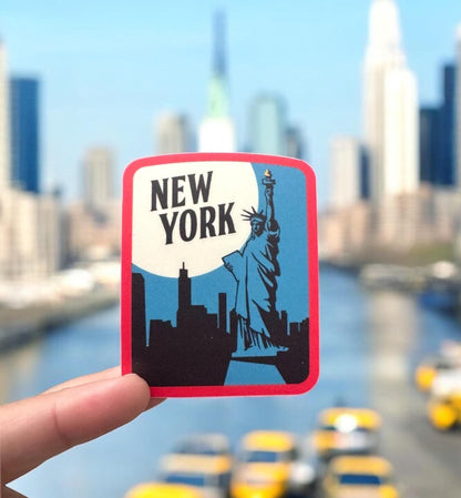 New York Travel Sticker – Funny Nyc Waterproof Souvenir Vinyl Stickers