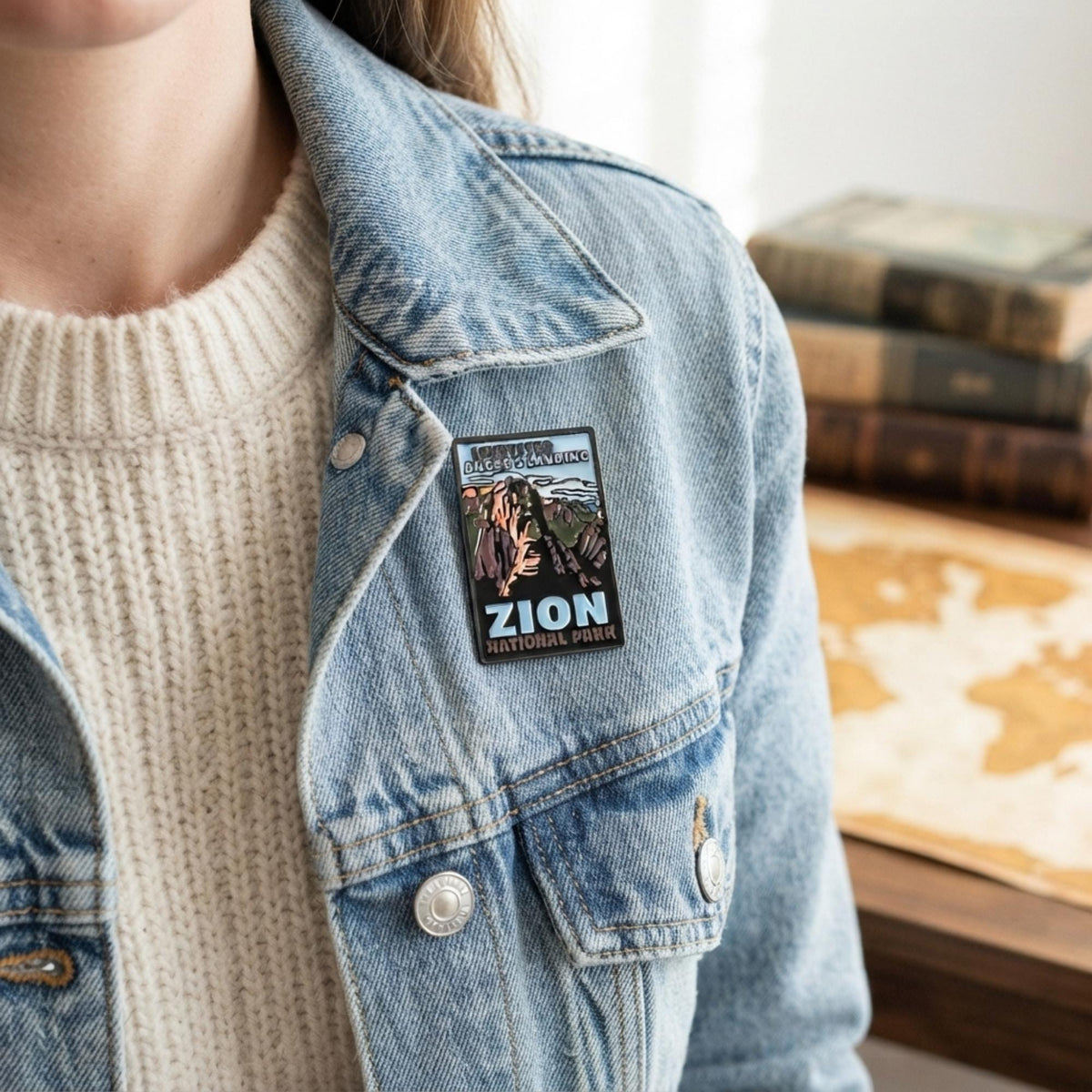 Zion National Park Pin – Angels Landing Hiking Souvenir