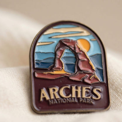Arches National Park Enamel Pin – Travel Souvenir