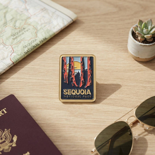 Sequoia National Park Pin – Enamel California Souvenir Patches