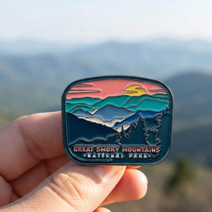 Great Smoky Mountain National Park Pin – Enamel Travel Souvenir Pin