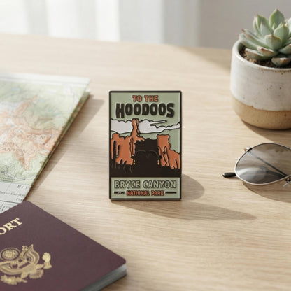 Bryce Canyon National Park Enamel Pin – Hoodoos Travel Souvenir Accessories