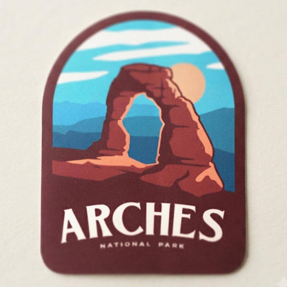 Arches National Park Sticker - Waterproof Vinyl Travel Souvenir