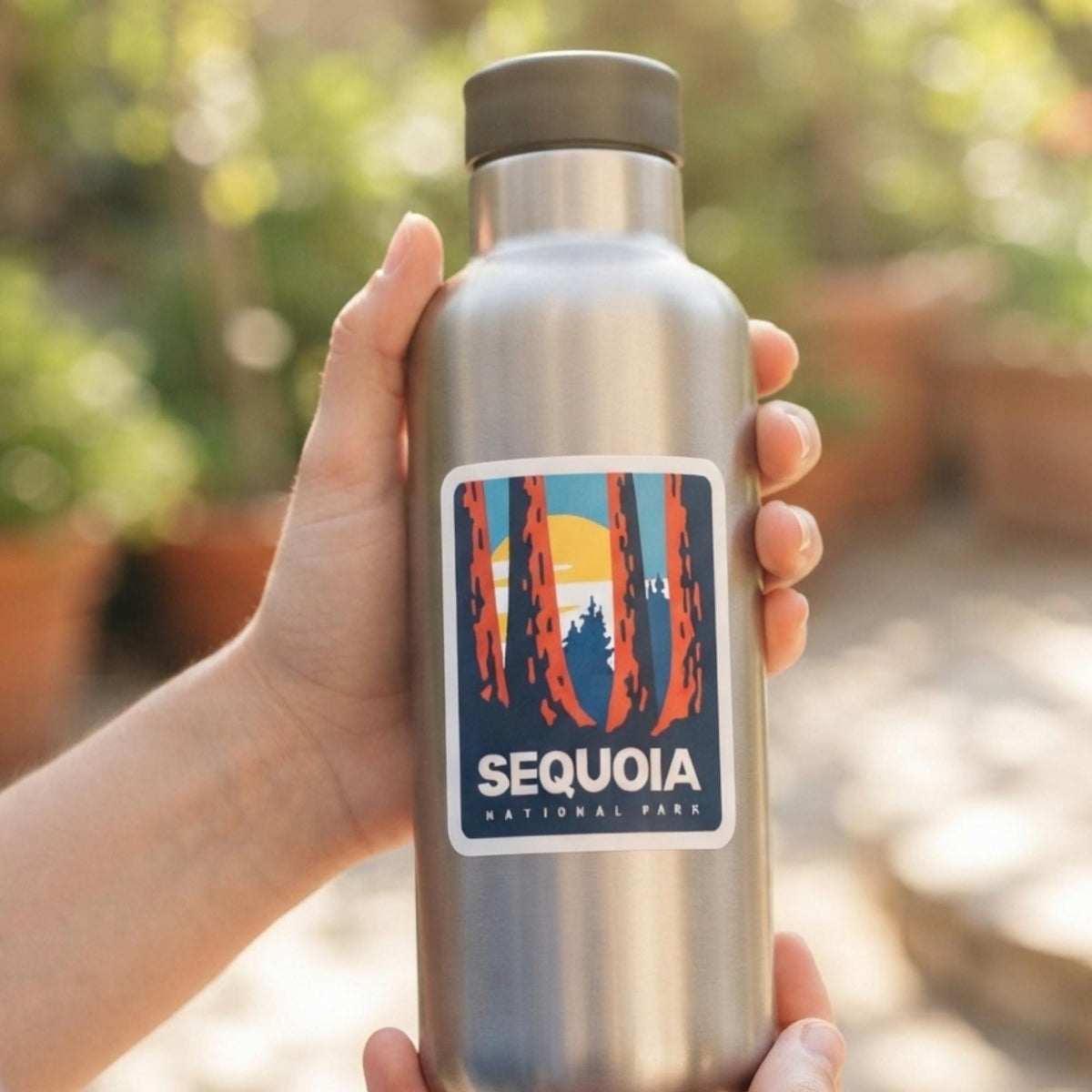 Sequoia National Park Vinyl Sticker – Waterproof Travel Souvenir