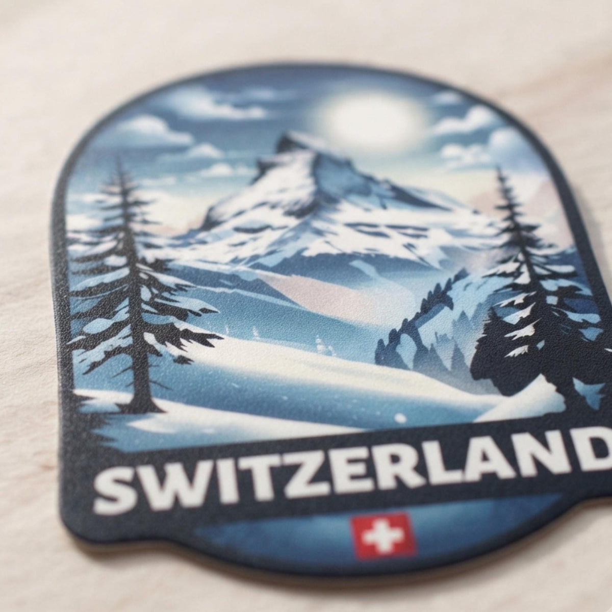 Switzerland Travel Sticker – Matterhorn Waterproof Vinyl Souvenir Gift