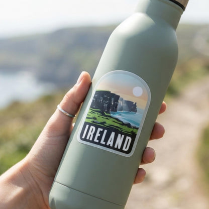 Ireland Travel Vinyl Sticker – Waterproof Souvenir Cliffs Of Moher Gift