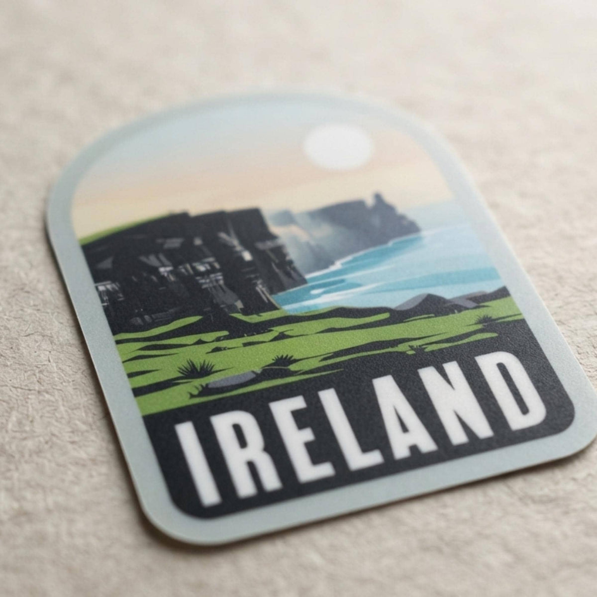Ireland Travel Vinyl Sticker – Waterproof Souvenir Cliffs Of Moher Gift
