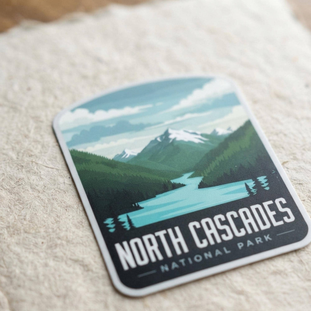North Cascades National Park Sticker – Waterproof Vinyl Travel Souvenir