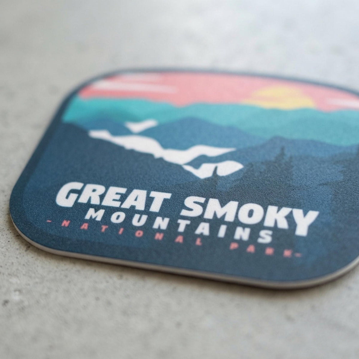 Great Smoky Mountains Sticker – Waterproof Vinyl Decal, National Park Souvenir