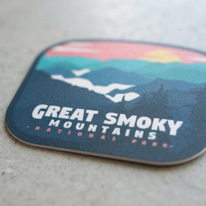 Great Smoky Mountains Sticker – Waterproof Vinyl Decal, National Park Souvenir