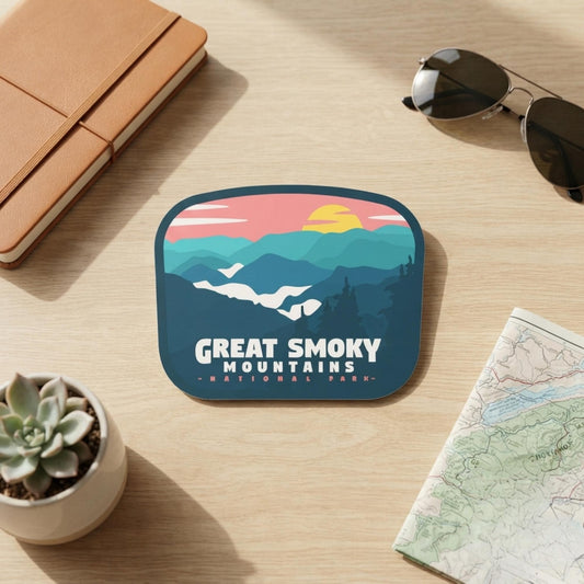 Great Smoky Mountains Sticker – Waterproof Vinyl Decal, National Park Souvenir