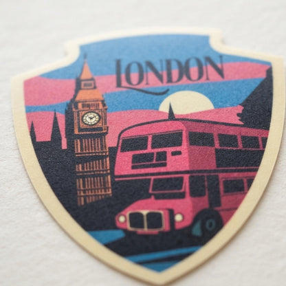 Travel London Sticker – Funny Waterproof Souvenir Vinyl Stickers