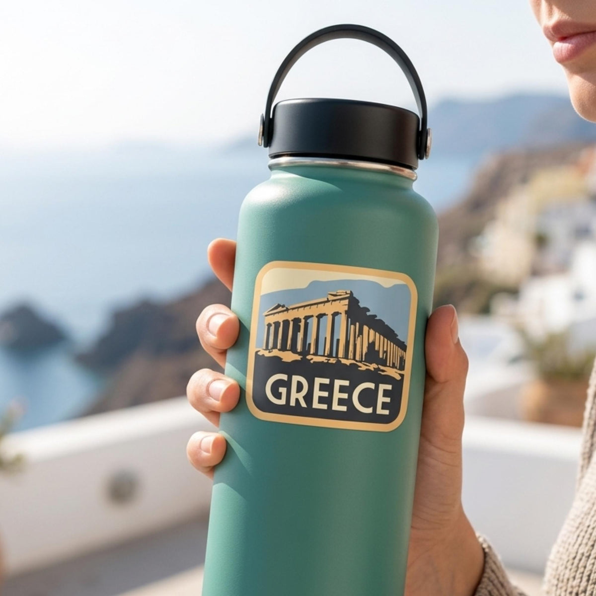 Athens Greece Sticker – Waterproof Vinyl Travel Souvenir