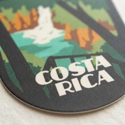 Costa Rica Travel Vinyl Sticker – Waterproof Souvenir Stickers Gift