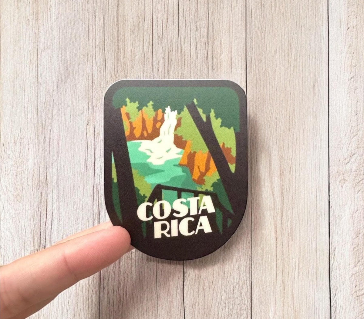 Costa Rica Travel Vinyl Sticker – Waterproof Souvenir Stickers Gift