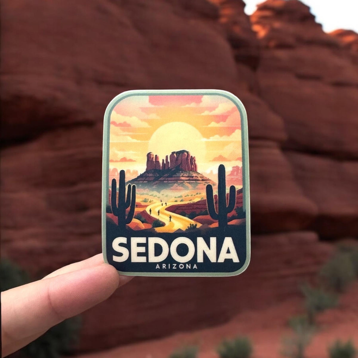 Sedona Arizona Sticker – Waterproof Vinyl Travel Souvenir