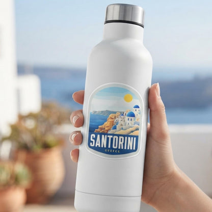 Santorini Greece Sticker – Waterproof Vinyl Travel Souvenir