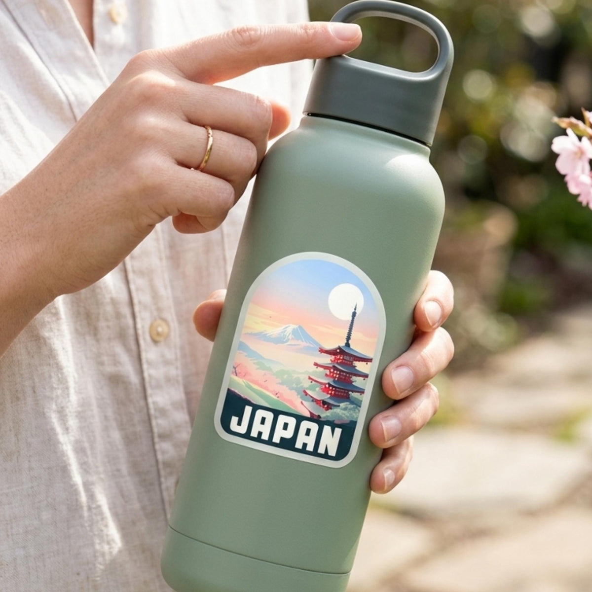 Japan Travel Vinyl Sticker – Waterproof Souvenir Mount Fuji Stickers