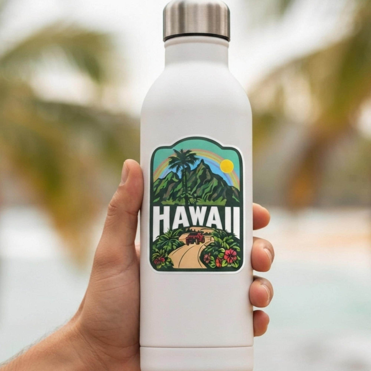 Hawaii Travel Sticker – Souvenir Island Waterproof Vinyl Stickers