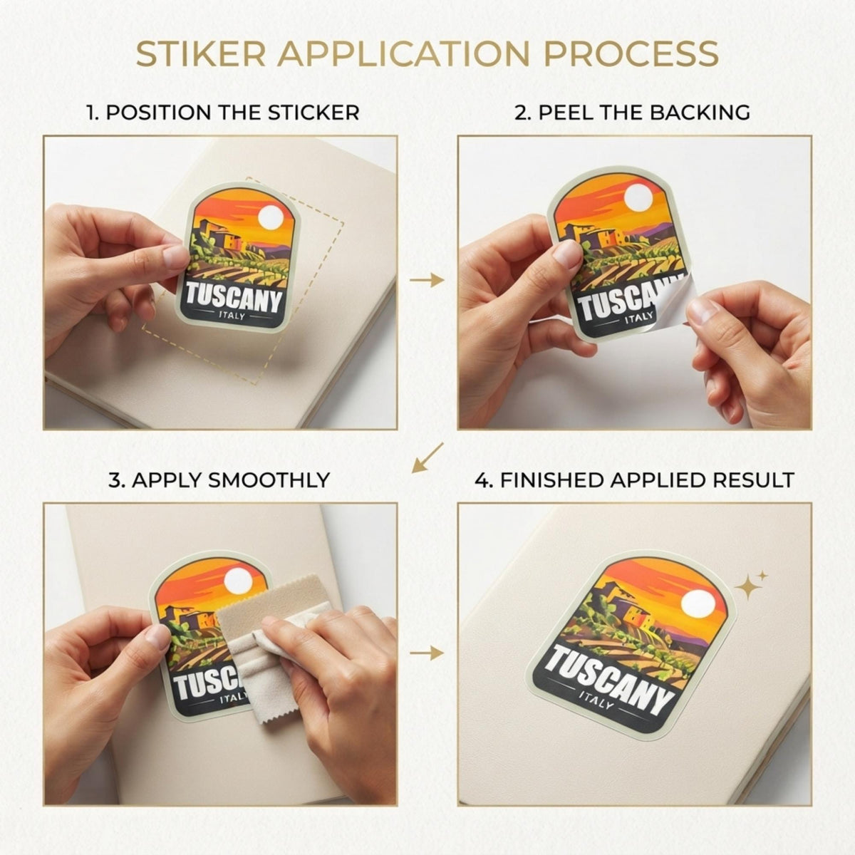 Tuscany Italy Sticker - Waterproof Travel Souvenir