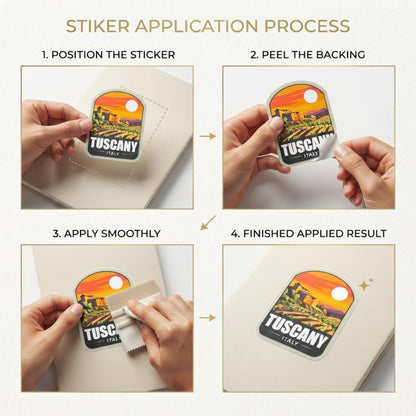 Tuscany Italy Sticker - Waterproof Travel Souvenir