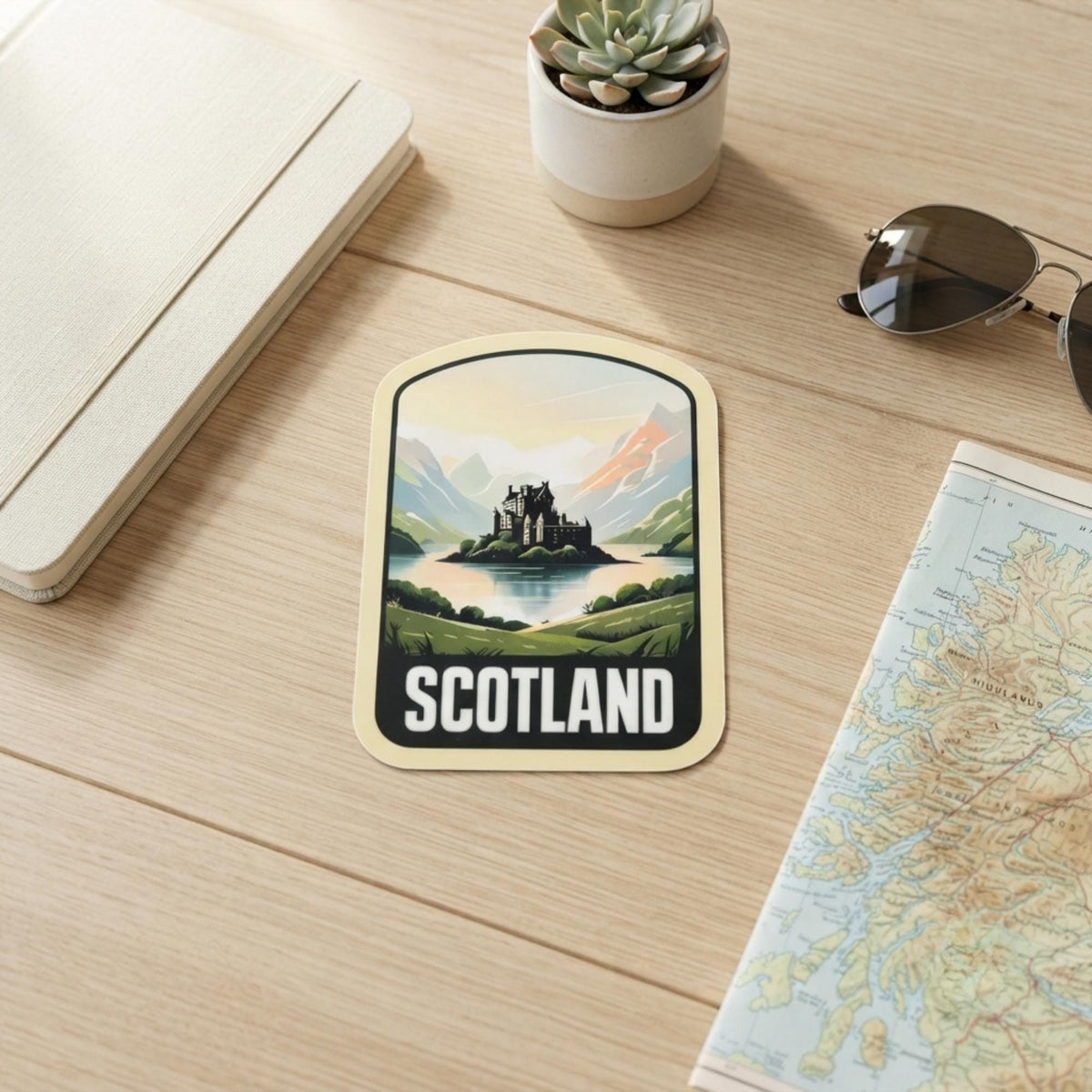 Scotland Travel Sticker – Waterproof Souvenir Uk Vinyl Gift