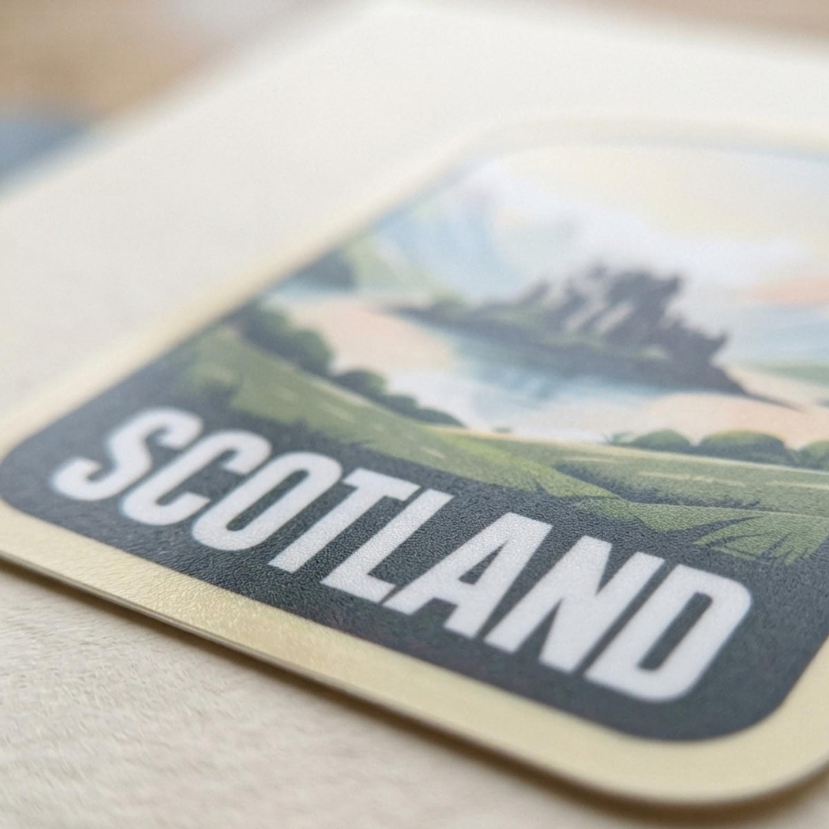Scotland Travel Sticker – Waterproof Souvenir Uk Vinyl Gift
