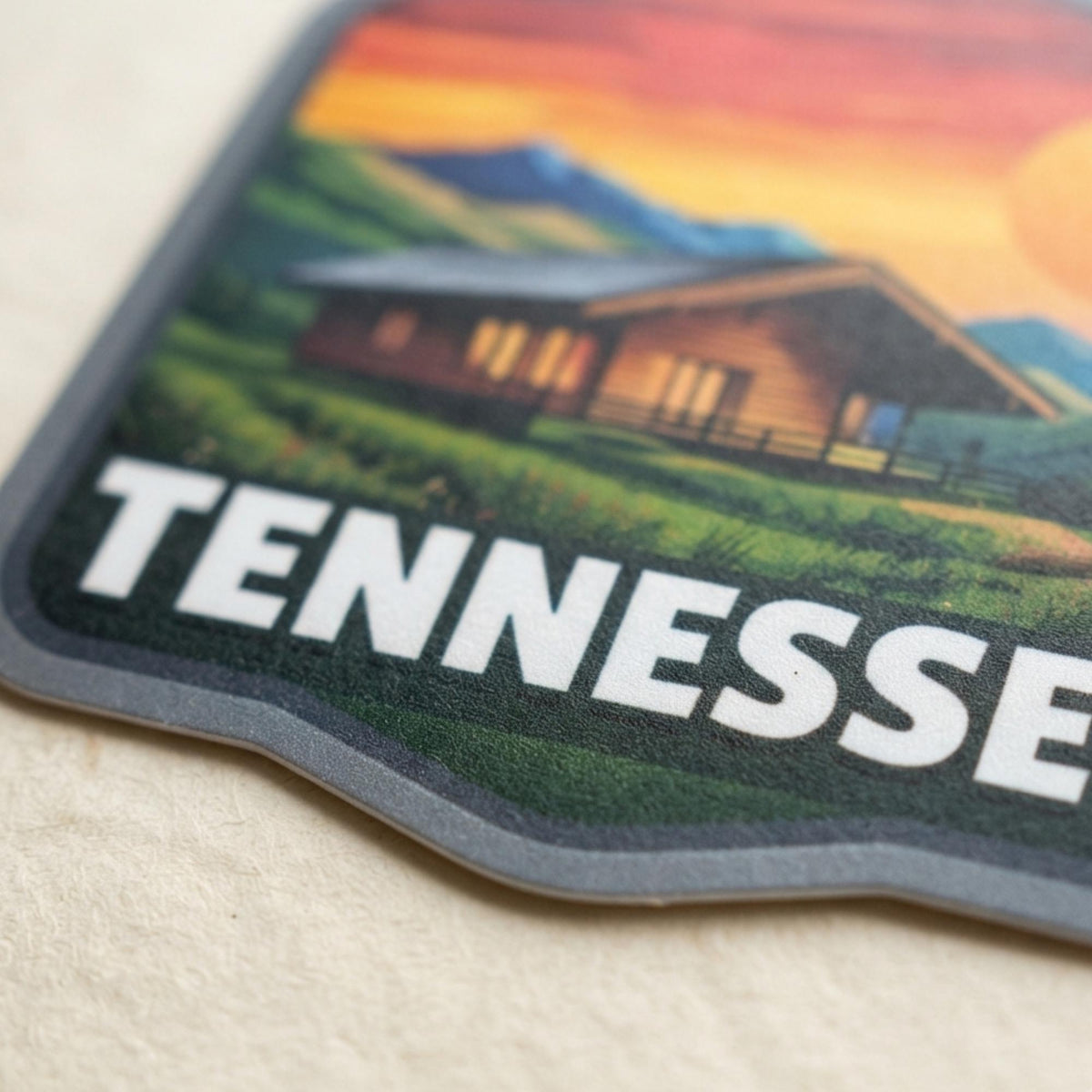 Tennessee Travel Sticker – Gatlinburg Waterproof Cabin Souvenir Vinyl Gift