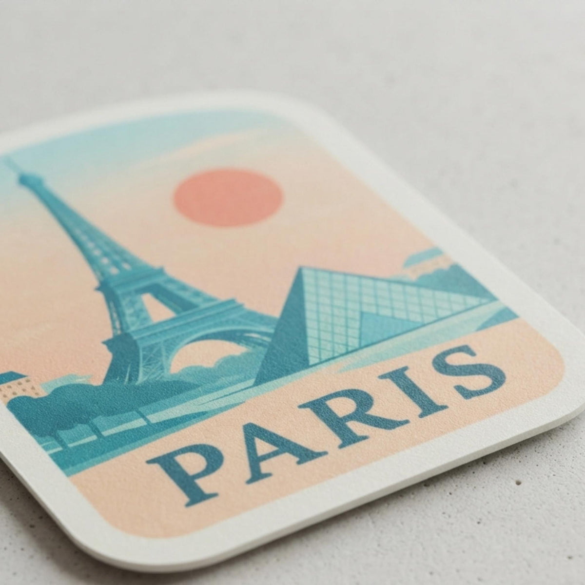Paris Eiffel Tower Sticker – Waterproof Travel Souvenir Gift