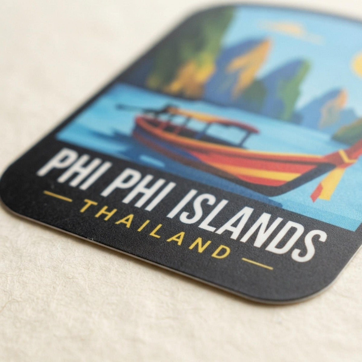 Thailand Travel Vinyl Sticker – Funny Waterproof Souvenir Phi Phi Islands Gift