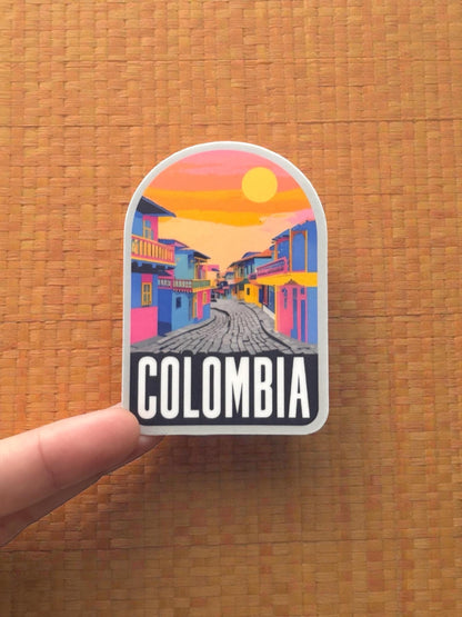 Colombia Travel Sticker – Funny Waterproof Souvenir Vinyl Stickers