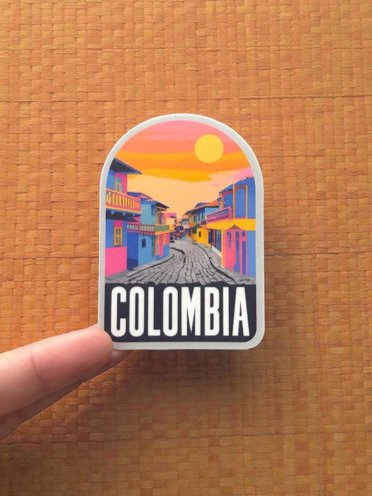 Colombia Travel Sticker – Funny Waterproof Souvenir Vinyl Stickers