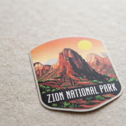 Angels Landing Zion National Park Sticker – Waterproof Vinyl Travel Souvenir
