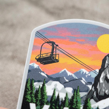 Vail Colorado Ski Lift Sticker – Waterproof Vinyl Travel Souvenir