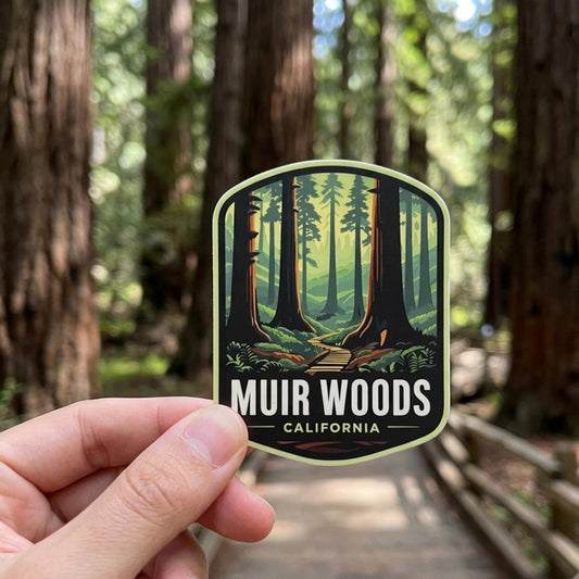 Muir Woods California Sticker – Waterproof Vinyl Travel Souvenir