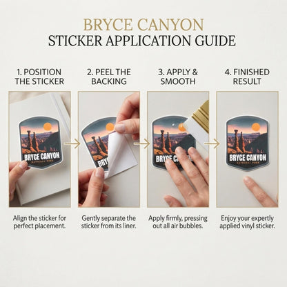 Bryce Canyon National Park Vinyl Sticker- Waterproof Souvenir Travel Gift