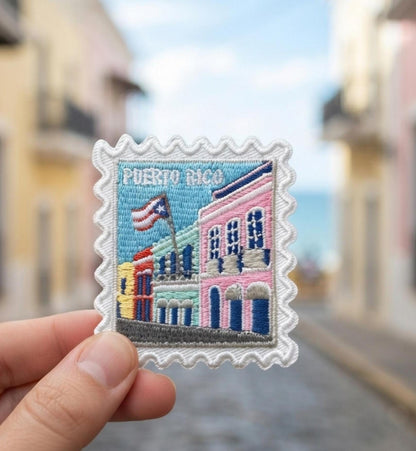 Puerto Rico Travel Patch – Iron On San Juan Souvenir 2 X 2 Applique Gift