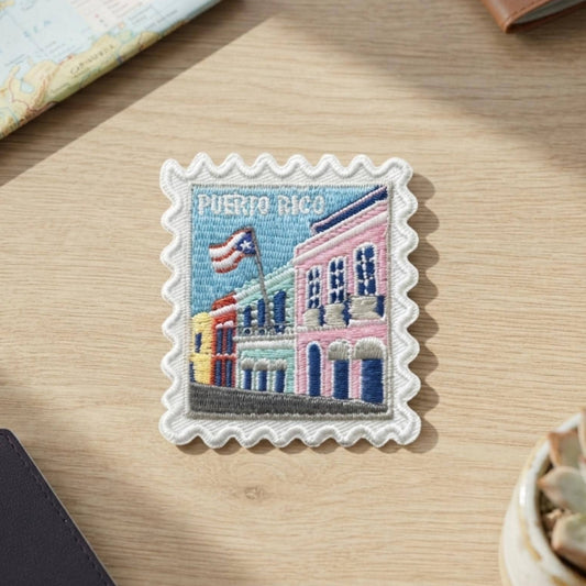 Puerto Rico Travel Patch – Iron On San Juan Souvenir 2 X 2 Applique Gift