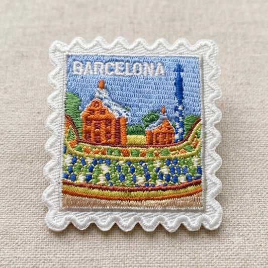 Travel Barcelona Patch – 2 X 2 Iron On Spain Europe Souvenir Appliques