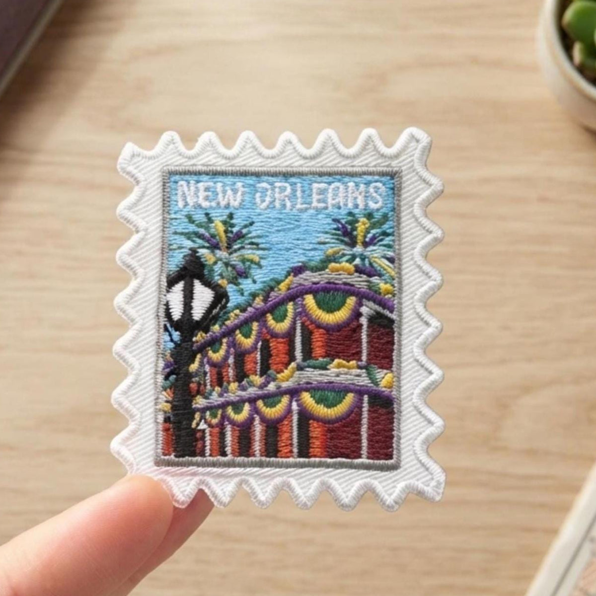New Orleans Travel Patch – Mardi Gras Outdoor Iron On Souvenir Gift