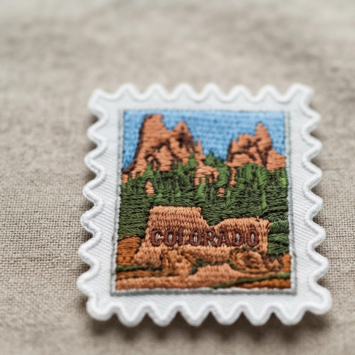Colorado Iron On Patch – Travel Garden Of The Gods Souvenir Patches For Travel Gift
