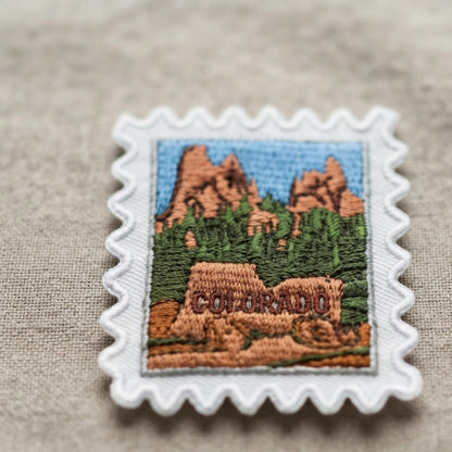 Colorado Iron On Patch – Travel Garden Of The Gods Souvenir Patches For Travel Gift
