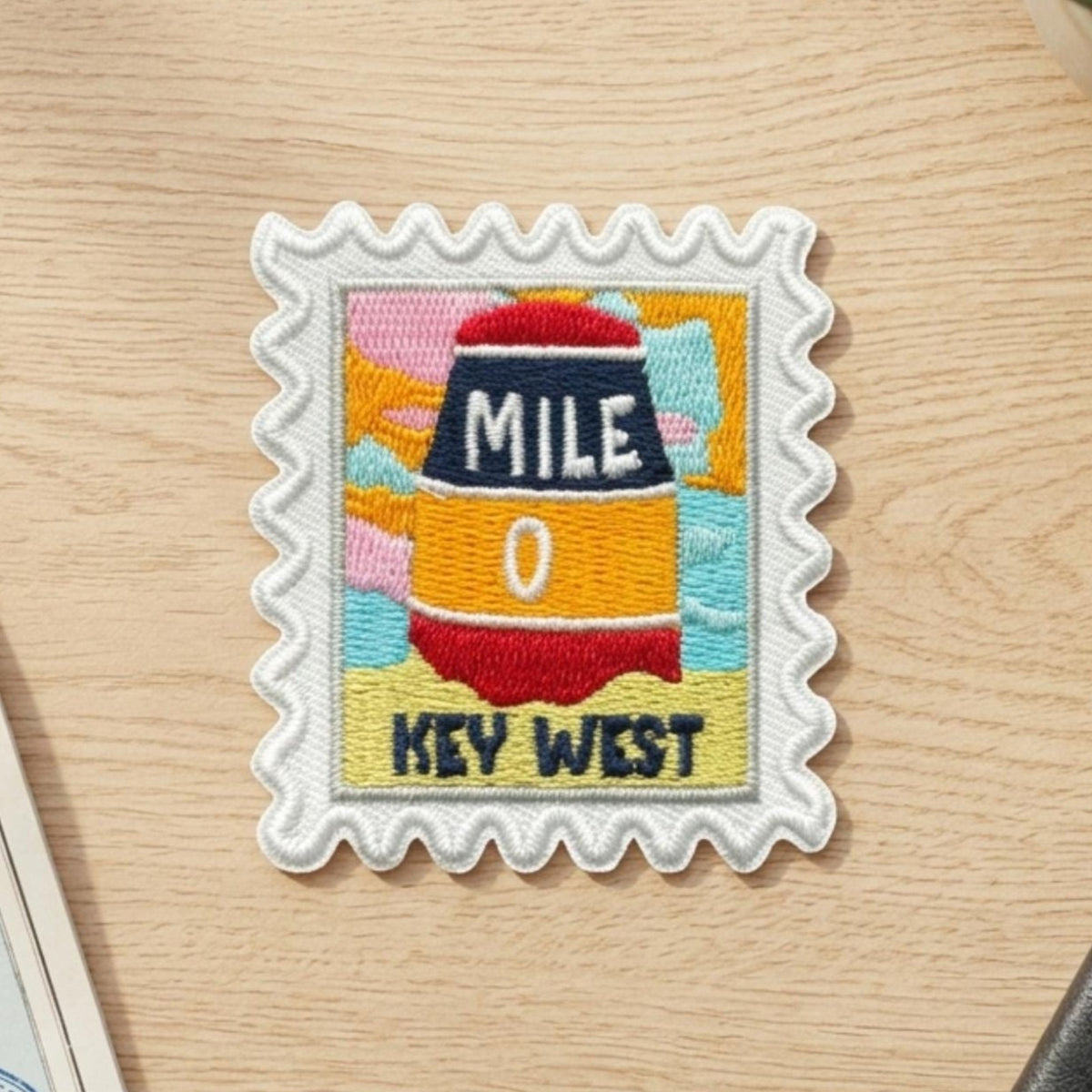 Key West Travel Patch – Florida Outdoor Iron On Souvenir Pin Collector Gift