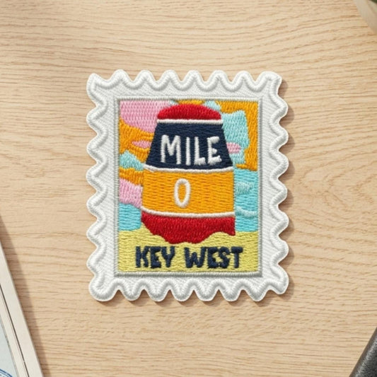 Key West Travel Patch – Florida Outdoor Iron On Souvenir Pin Collector Gift