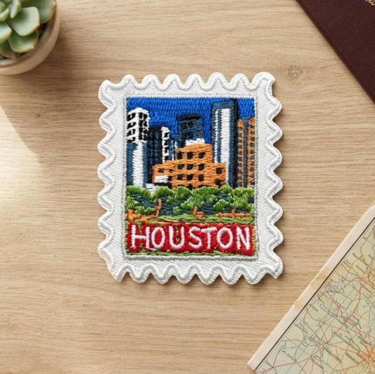 Houston Texas Patch – Travel 2 X 2 Iron On Souvenir Pin Collector For Travel Gift