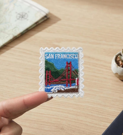 San Francisco Travel Patch – Golden Gate Iron On 2 X 2 Applique Gift